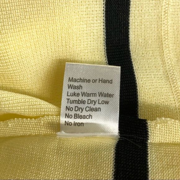 Ming Wang Yellow Contrast Button Knit Blazer - Picture 13 of 16